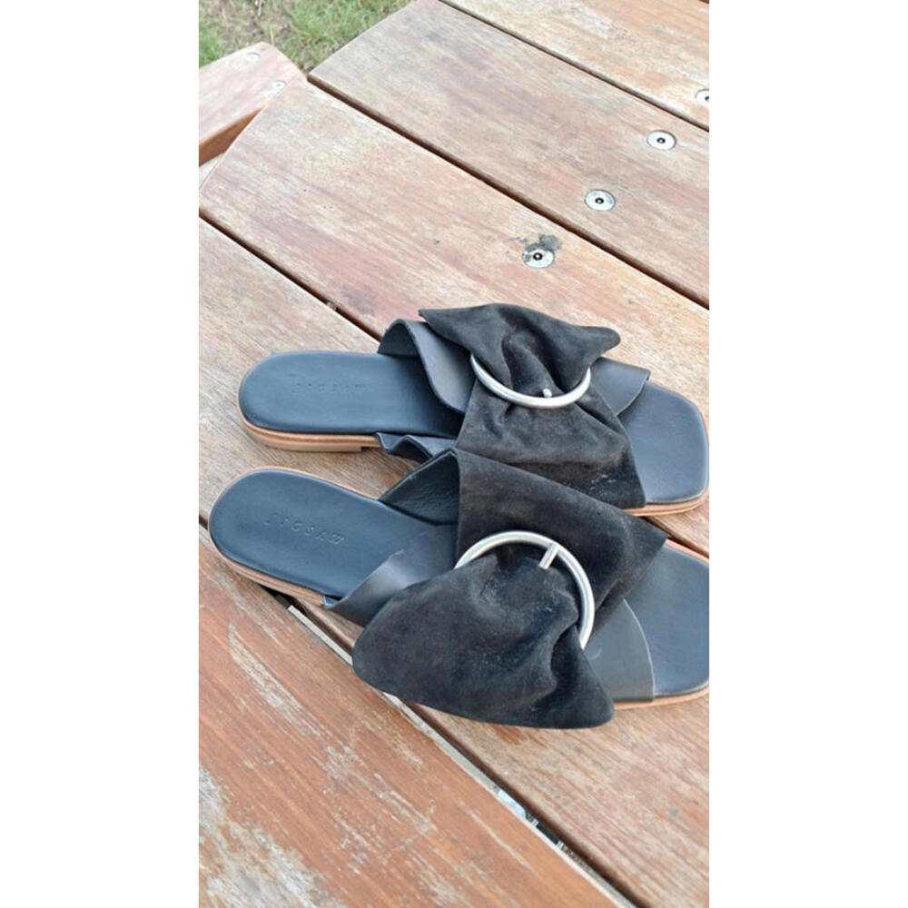 Brand new never worn jigsaw mules slides US9 UK7 BNWT